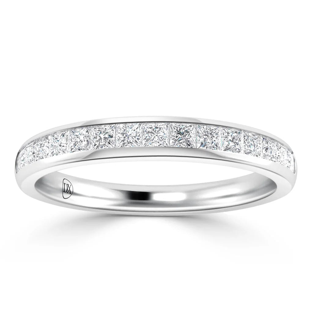Crystal - 18ct White Gold Natural Diamond Wedding Ring