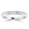 Crystal - 18ct White Gold Natural Diamond Wedding Ring