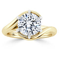 Alannah - Round Cut 18ct Yellow Gold Engagement Ring