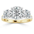 Simone - Round Cut 18ct Yellow Gold Engagement Ring