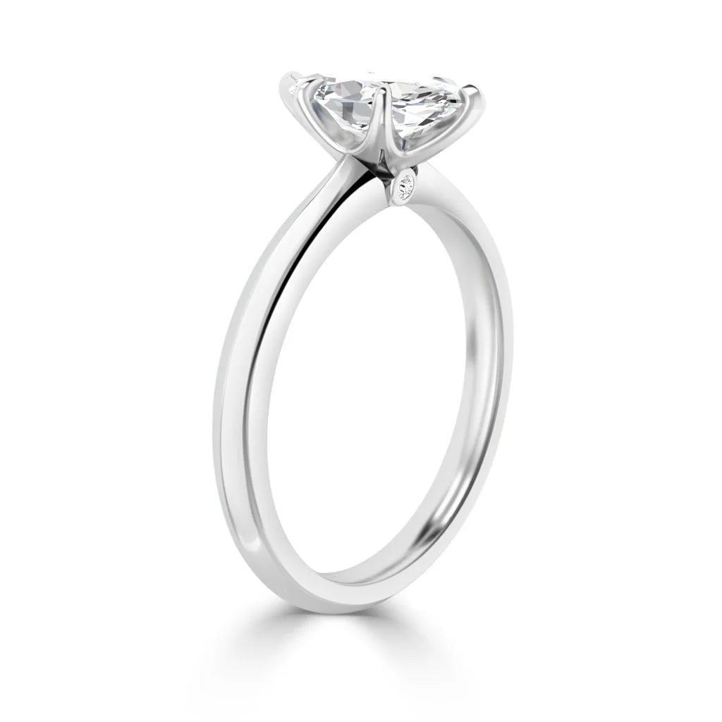 Jessica - Marquise Cut Platinum Engagement Ring