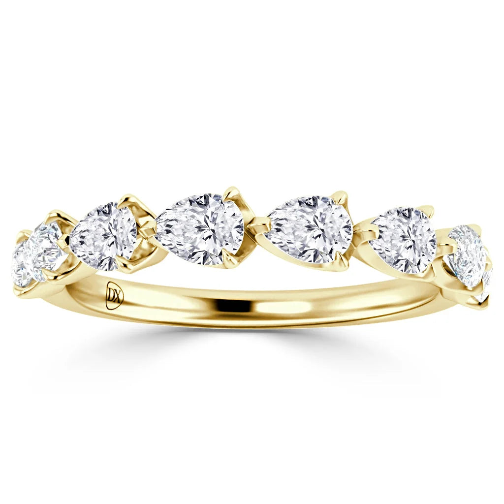 Aaliyah - 18ct Yellow Gold Natural Diamond Wedding Ring