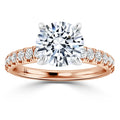 Maddison - Round Cut 18ct Rose Gold Engagement Ring