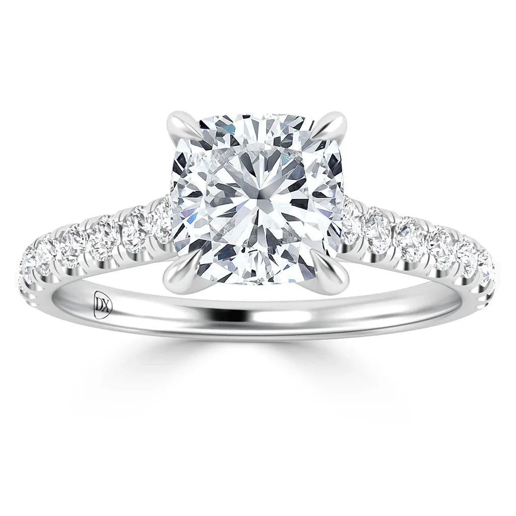 Jemma - Cushion Cut 18ct White Gold Engagement Ring