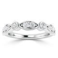 Elsa - 18ct White Gold Natural Diamond Wedding Ring