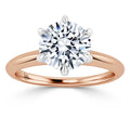 Isabel - Round Cut 18ct Rose Gold Engagement Ring